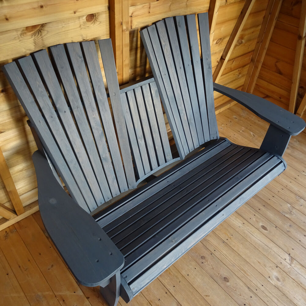 Repaired and restored outdoor furniture